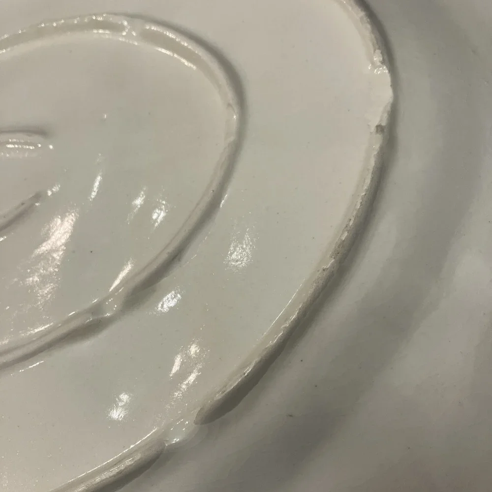 Vintage California Pottery Turkey Platter 18